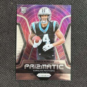 2025 Panini Prizm Prizmatic RC Rookie Tetairoa McMillan Carolina Panthers #1